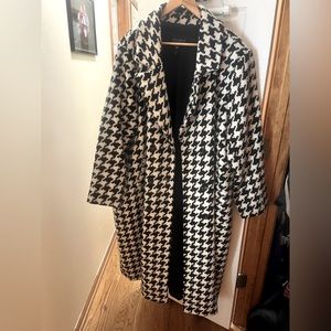 Eloquii Houndstooth trench coat coat size 26/28